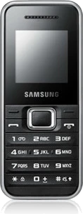Samsung E1180 etupuolella