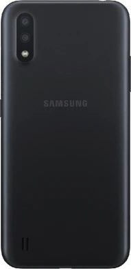Samsung Galaxy A01 zwart achterkant