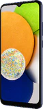 Samsung Galaxy A03 blue front right side