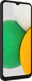 Samsung Galaxy A03 Core zwart voorkant linkerzijkant