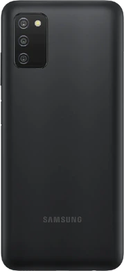 Samsung Galaxy A03s zwart achterkant