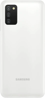 Samsung Galaxy A03s wit achterkant
