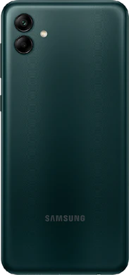Samsung Galaxy A04 groen achterkant