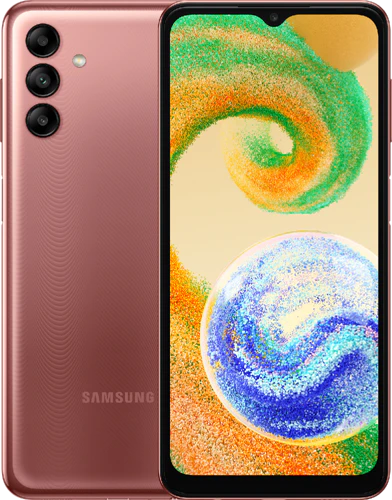 Samsung Galaxy A04s copper overview