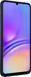 Samsung Galaxy A05 svart front vänster sida