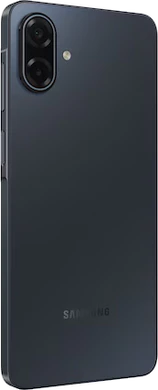 Samsung Galaxy A07 5G zwart achterkant rechterzijkant