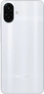 Samsung Galaxy A08 wit zilver achterkant