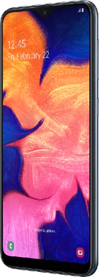 Samsung Galaxy A10 black front right side