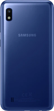 Samsung Galaxy A10 back blue