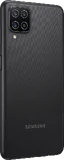 Samsung Galaxy A12 zwart achterkant rechterzijkant
