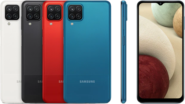 Samsung Galaxy A12 color overzicht
