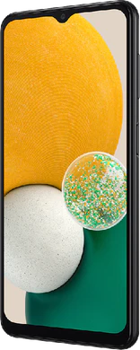 Samsung Galaxy A13 5G nero copertina frontale lato destro