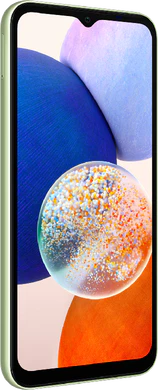 Samsung Galaxy A14 4g green front left side