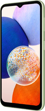 Samsung Galaxy A14 4g green front right side