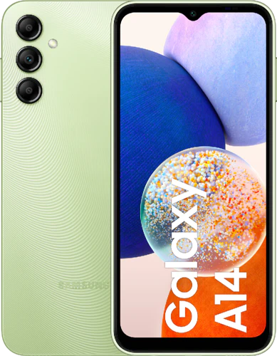 Samsung Galaxy A14 4g green overview