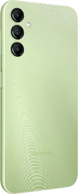 Samsung Galaxy A14 5G grön tillbaka höger sida