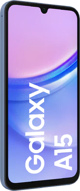 Samsung Galaxy A15 4G light blue front left side