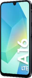 Samsung Galaxy A16 4G zwart voorkant rechterzijkant