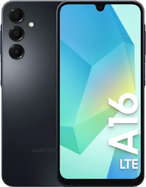 Samsung Galaxy A16 4G zwart overzicht