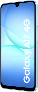 Samsung Galaxy A17 4G blue front right side