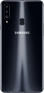 Samsung Galaxy A20s zwart achterkant