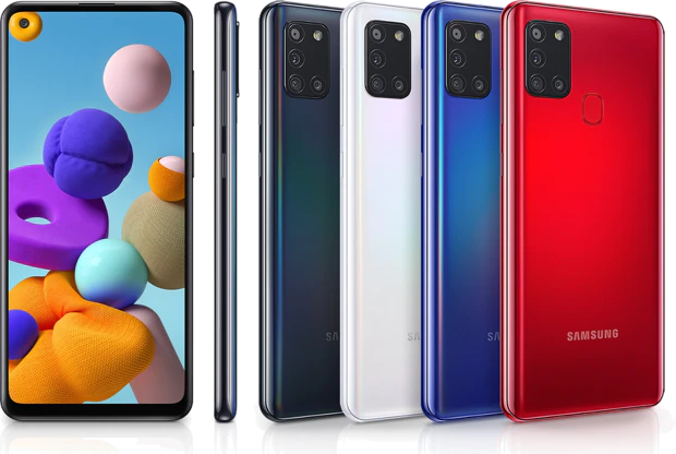 Samsung Galaxy A21s color overzicht