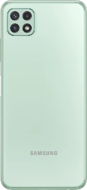 Samsung Galaxy A22 5G groen achterkant