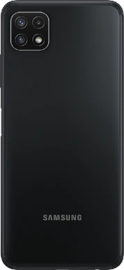 Samsung Galaxy A22 5G grijs achterkant