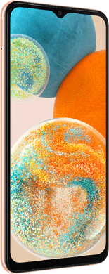 Samsung Galaxy A23 5G orange front left side