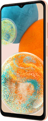 Samsung Galaxy A23 5G orange front right side