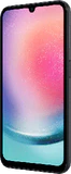 Samsung Galaxy A24 zwart voorkant rechterzijkant