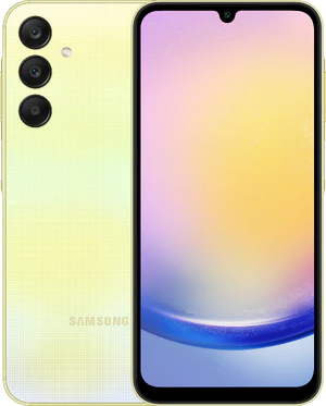 Samsung Galaxy A25 5g yellow overview