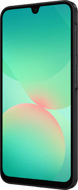 Samsung Galaxy A26 5g svart front höger sida
