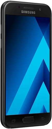 Samsung Galaxy a3 2017 black front left side