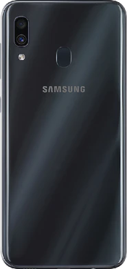 Samsung Galaxy A30 zwart achterkant