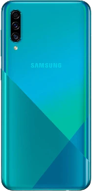 Samsung Galaxy A30s groen achterkant