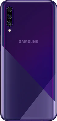 Samsung Galaxy A30s paars achterkant