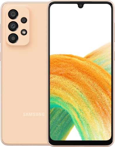 Samsung Galaxy A33 5g pink overzicht