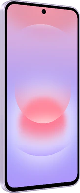 Samsung Galaxy A37 5g awesome lavender purple front left side