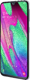 Samsung Galaxy A40 wit voorkant rechterzijkant