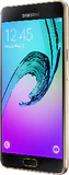 Samsung Galaxy a5 2016 goud voorkant rechterzijkant