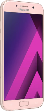 Samsung Galaxy a5 pink couverture côté gauche