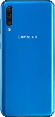 Samsung Galaxy A50 blauw achterkant