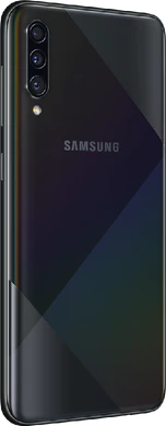 Samsung Galaxy A50s svart tillbaka höger sida