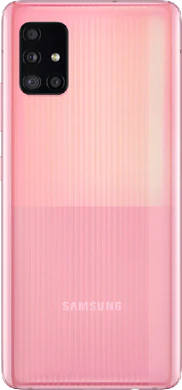 Samsung Galaxy A51 5G achterkant pink