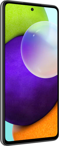 Samsung Galaxy A52 4G black front left side