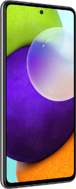 Samsung Galaxy A52 4G black front left side