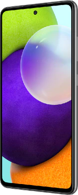 Samsung Galaxy A52 4G black front right side