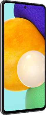 Samsung Galaxy A52 5G black front left side