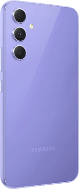 Samsung Galaxy A54 5G lila tillbaka höger sida